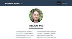 Desktop Screenshot of forresthatfield.com